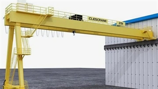 طراحی و ساخت و اجرای جرثقیل نیم دروازه‌ای؛ ارتقاء توانمندی‌های صنعتی شما