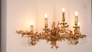 چراغ دیواری برنزی پارس لوستر فراهانی کد 6617