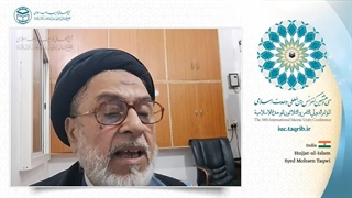 حجت الاسلام و المسلمین سید محسن تقوی خطیب و امام مسجد هند